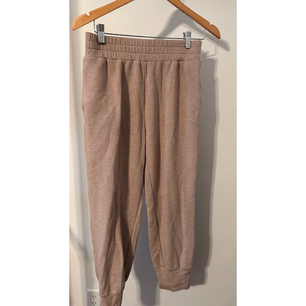 Varley Nude Pink / Beige Rolled Cuff Pant in Medium Size